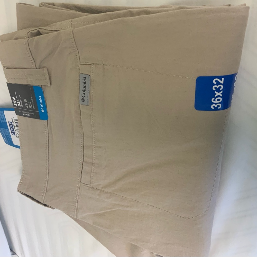 Columbia Men's pants active fit straight leg 36wx32w new - Picture 6 of 7